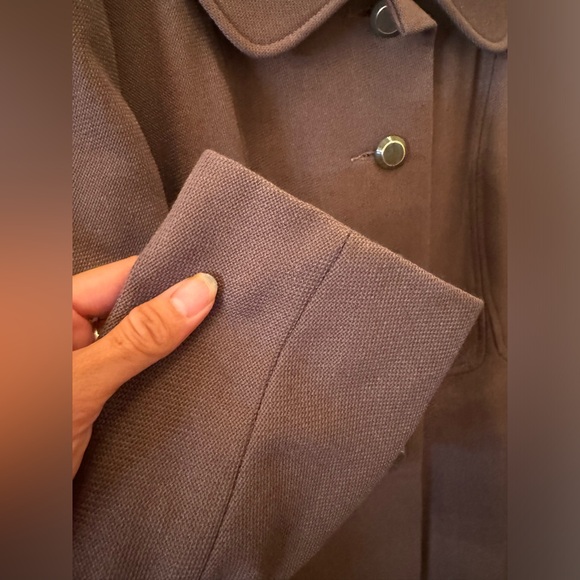 Women’s 1960’s Vintage coat Brown (Rare) Hand craft Made In Usa - Picture 7 of 16